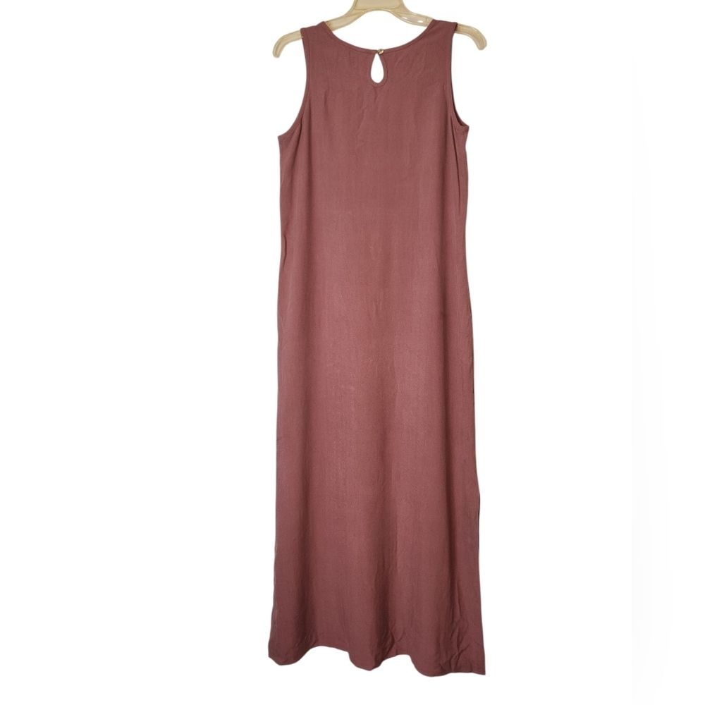TOMMY BAHAMAS 100% Silk Keyhole Dahlia Midi Dress, Size S - Picture 2 of 9